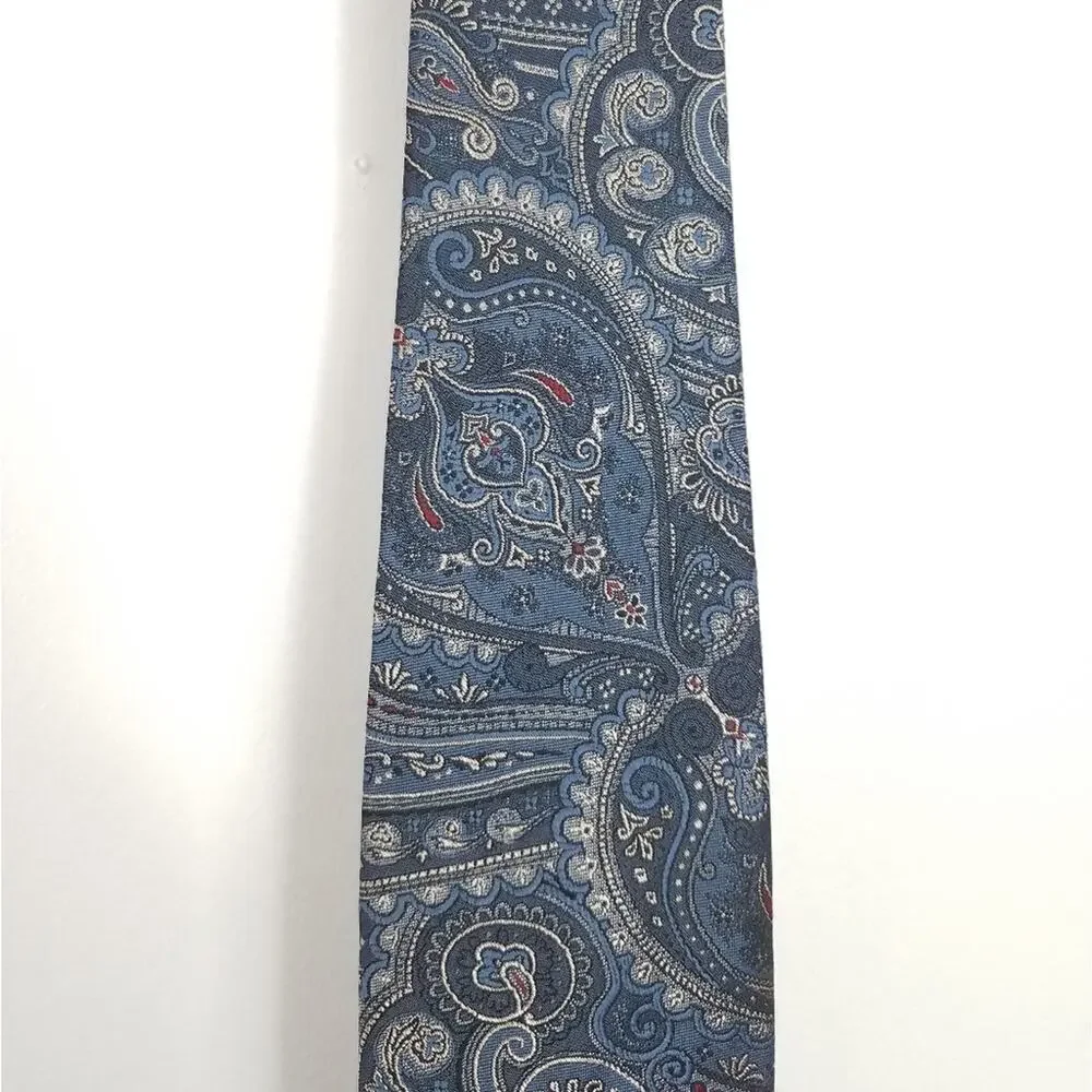 Oscar de la Renta | Blue Paisley Tie